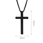 Collar de cruz en acero inoxidable - CRAB.MX